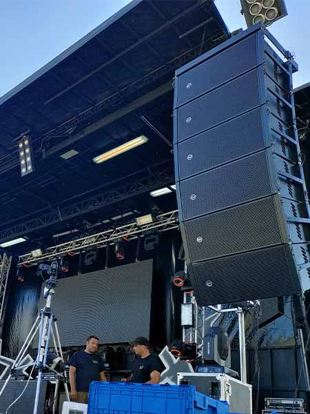 Alquiler de escenario m�vil CLPRO