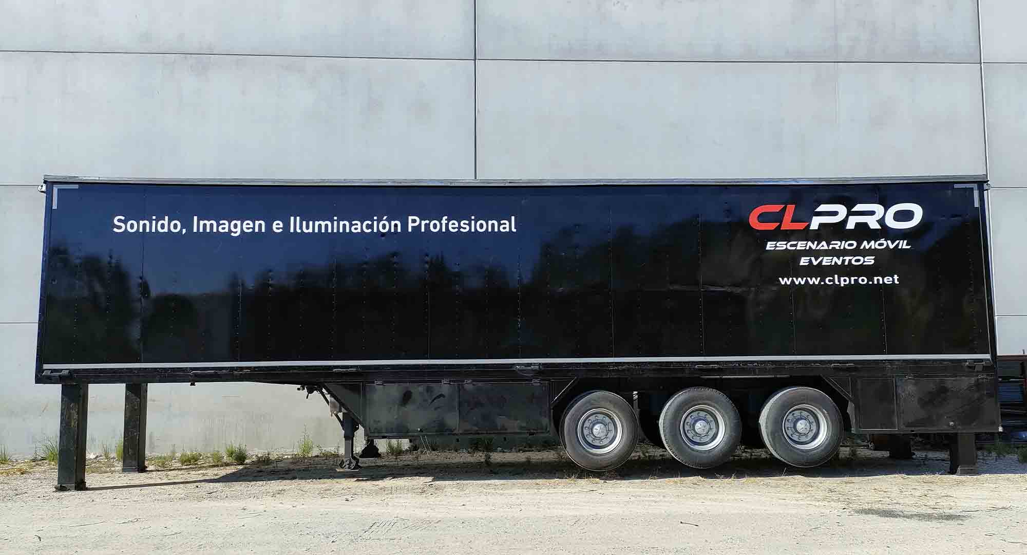 Alquiler de escenario m�vil CLPRO