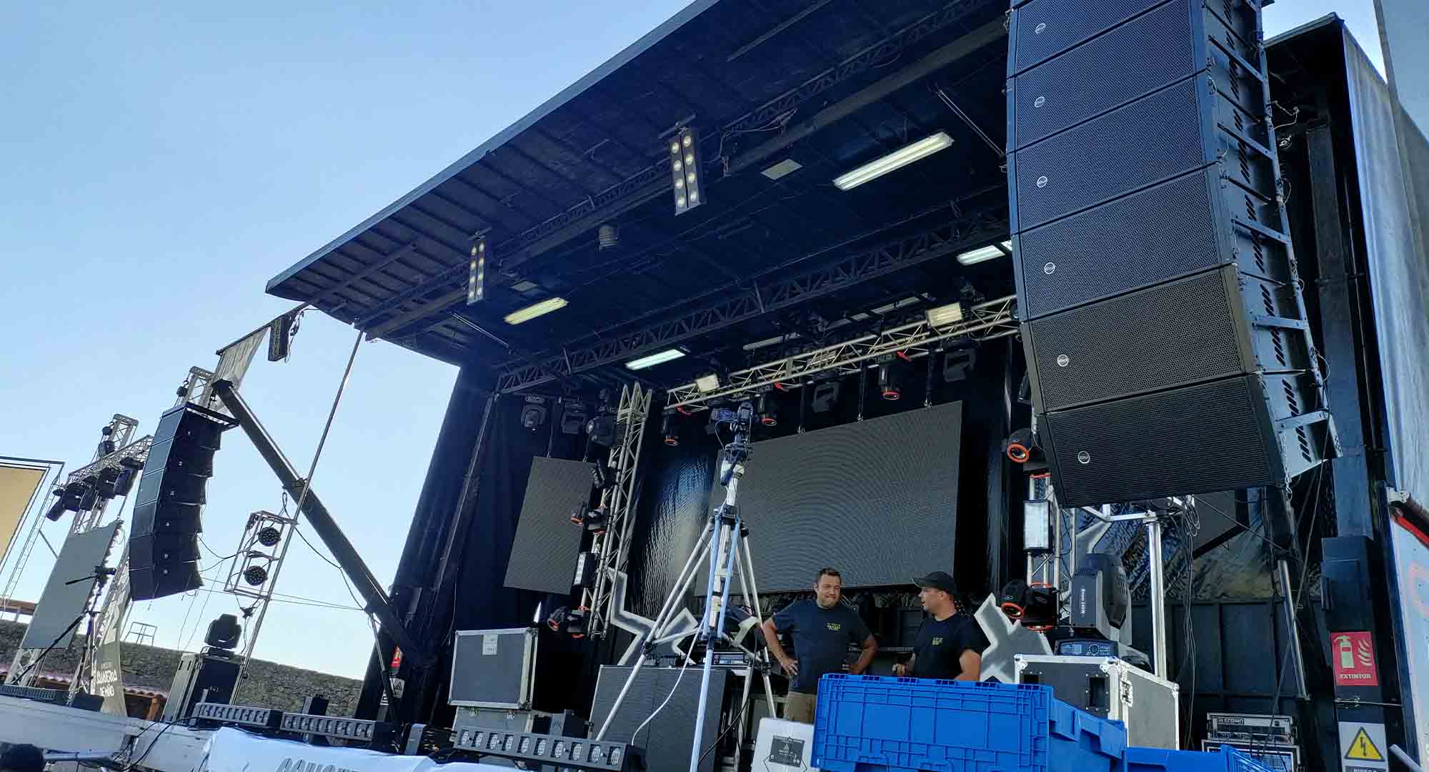 Alquiler de escenario m�vil CLPRO